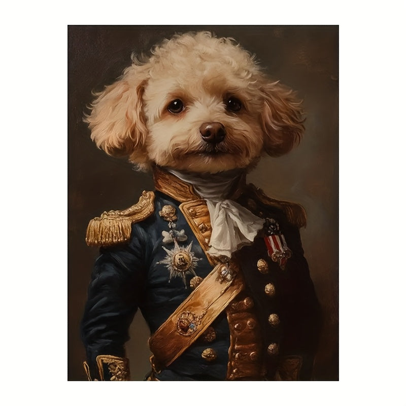 Custom Pet Portrait Poster - Vintage Renaissance Royal Style, Dog & Cat Art Print, 2 Sizes