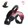 Premium Anti-Pull Harness – Medium to Large Dogs | Bright Red, Black & Camouflage Blue | S–XL