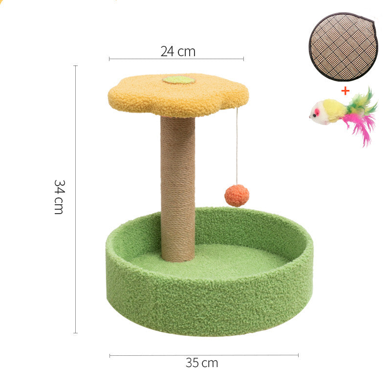 Large Cat Scratcher Platform | Floral Design | 8 Styles