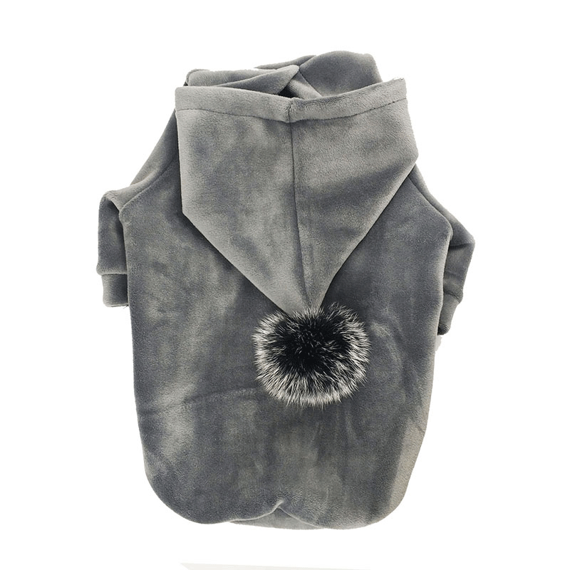 Super Soft Coral Fleece Dog Sweater - Ideal for Small Breeds