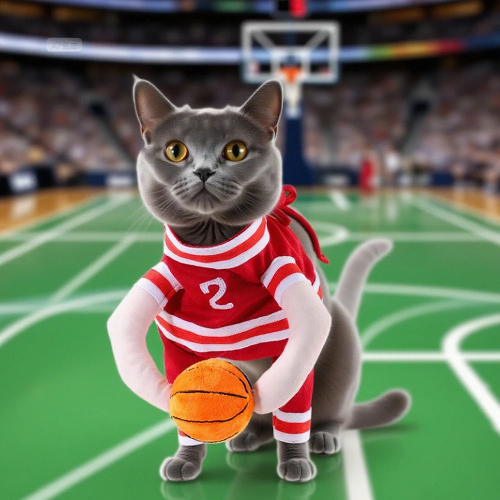 Basketball Cat & Dog Costume – Breathable Cosplay Outfit