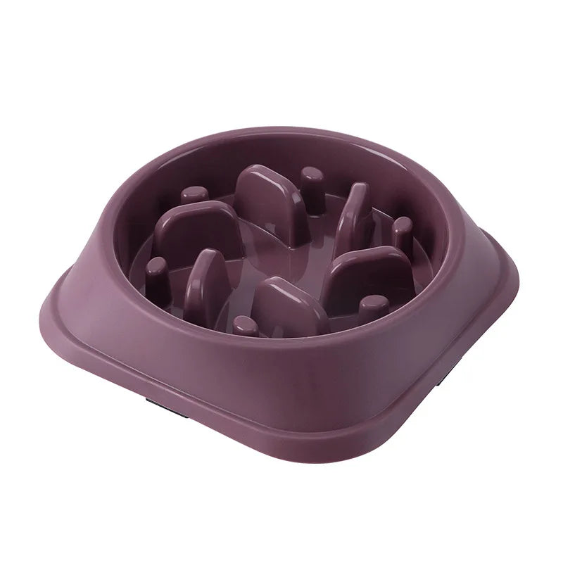 Anti-Choke Slow Feed Pet Bowl – Non-Slip Maze Design (Several Colours & Designs to Pick)