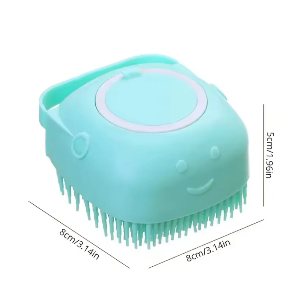 Silicone Pet Shampoo Brush & Massage Comb