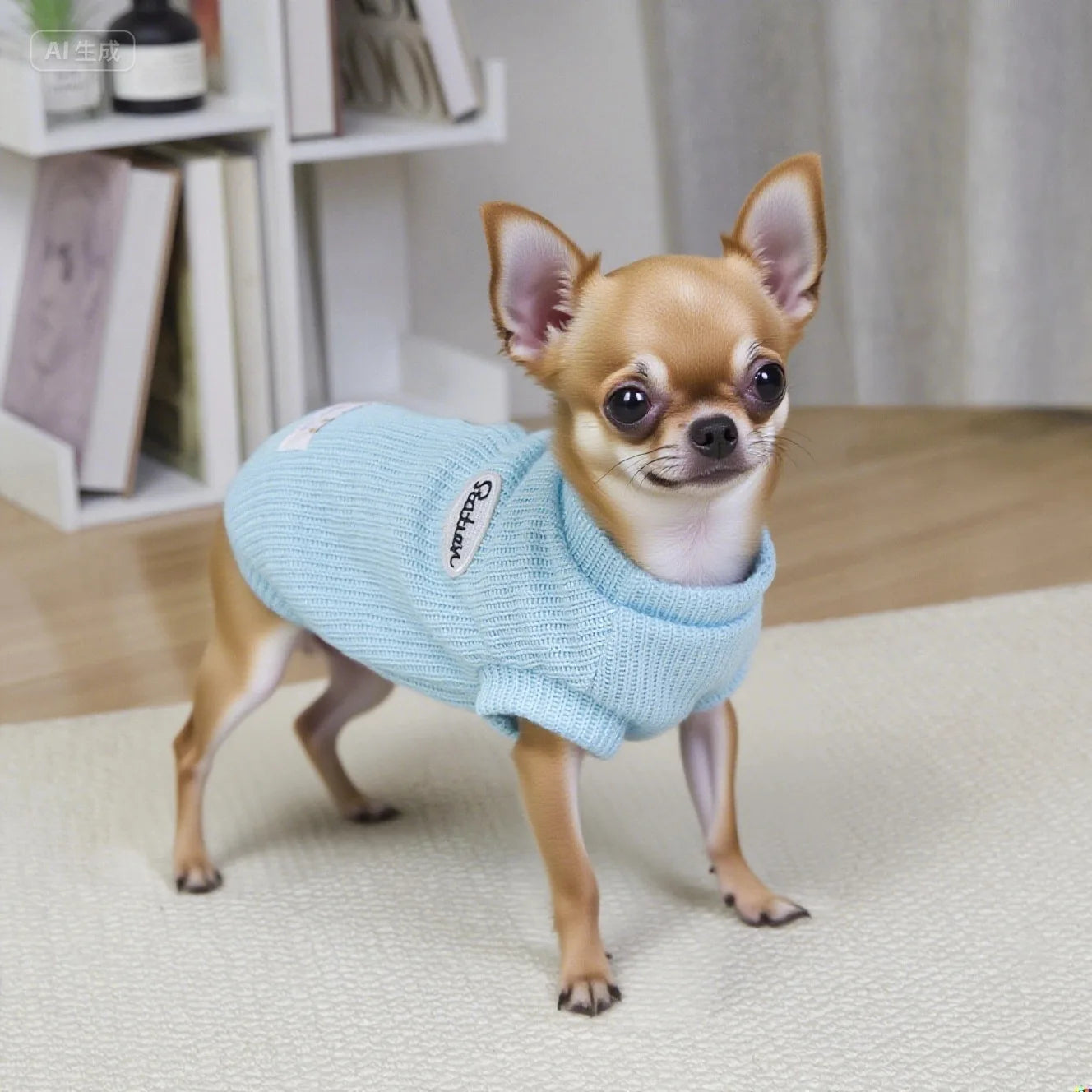 Knitted Pullover Dog Sweater – Winter Jumper for Small Dogs | S–XXL