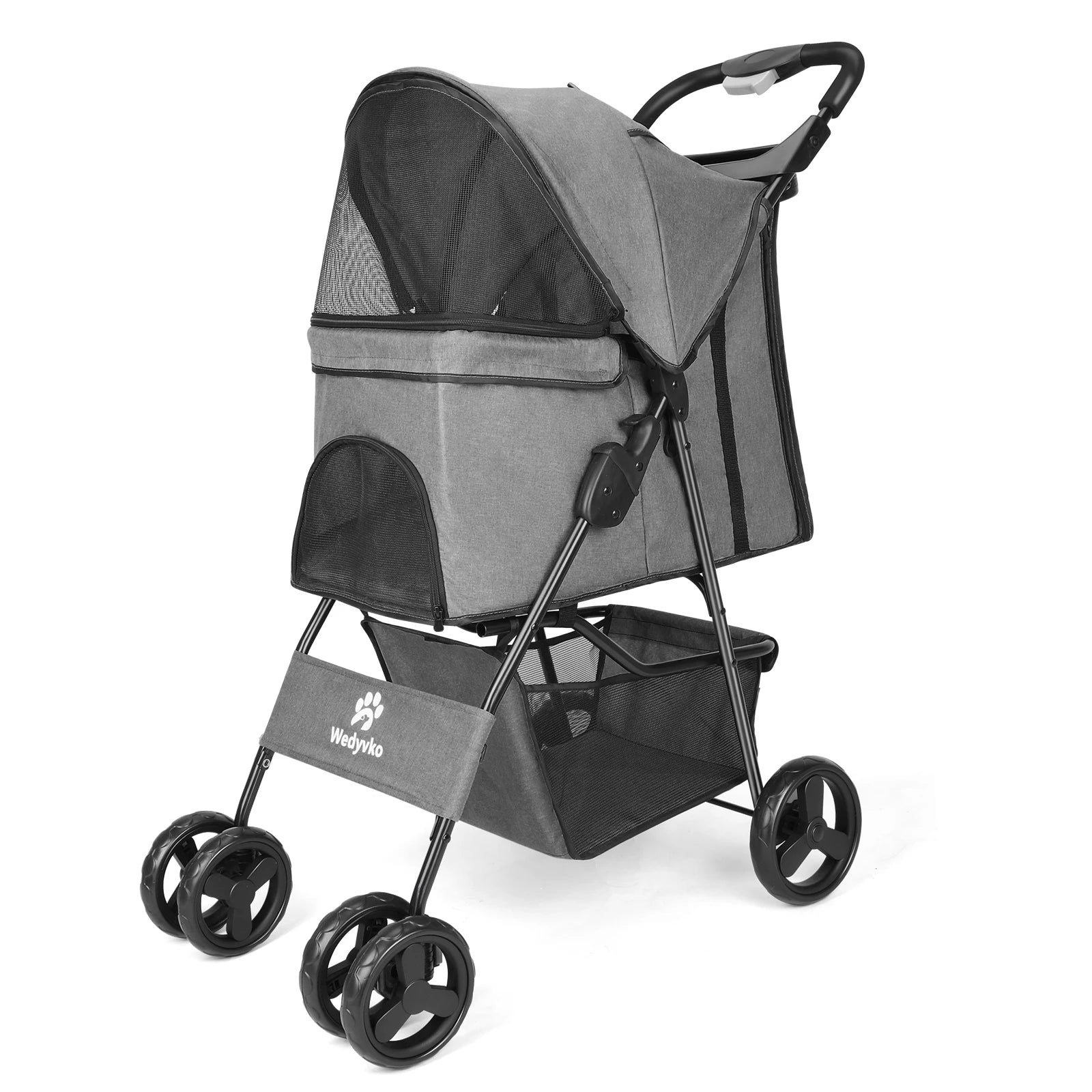 Adorable Pet Stroller for Dogs & Cats – Outdoor Travel (ComfyPawz)