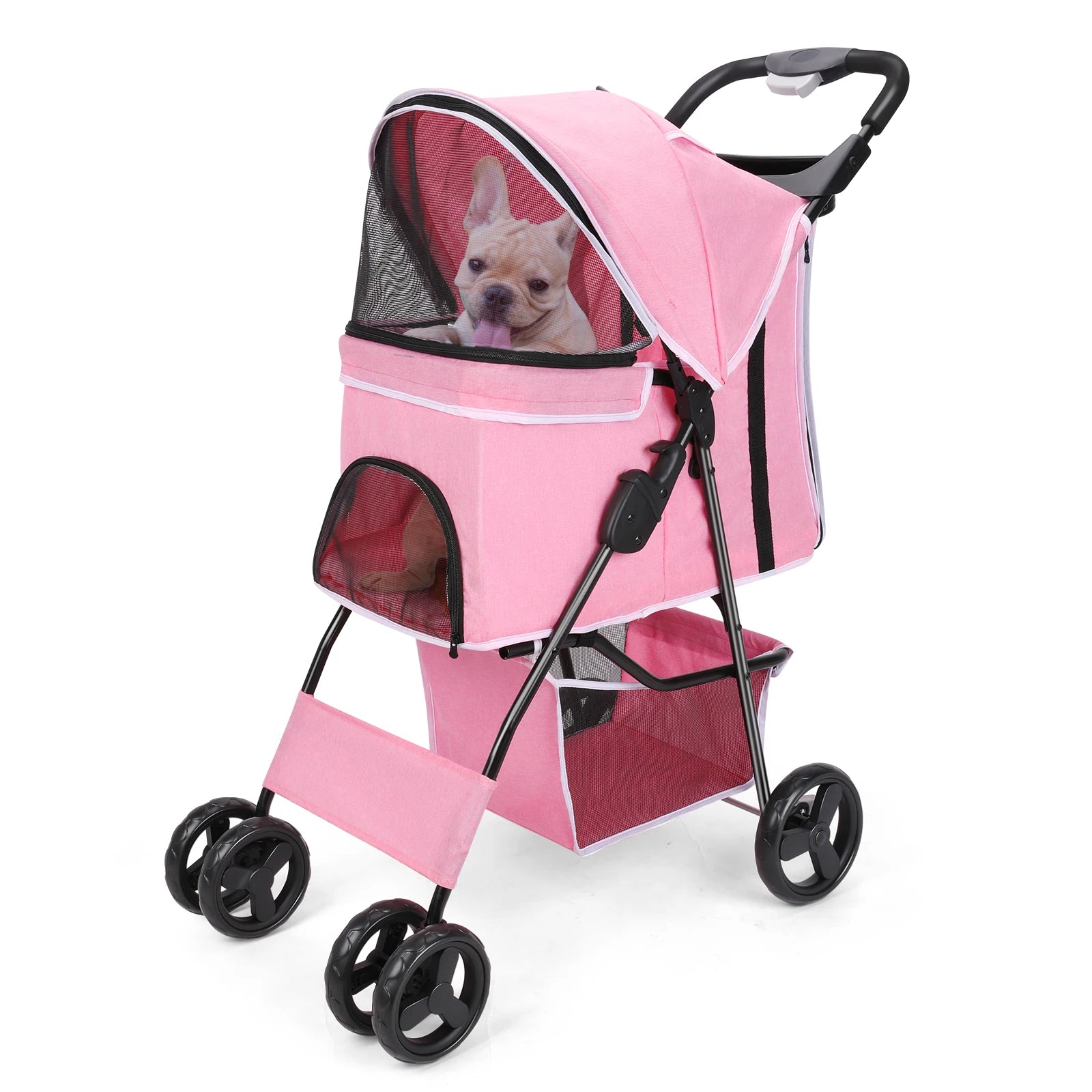 Adorable Pet Stroller for Dogs & Cats – Outdoor Travel (ComfyPawz)