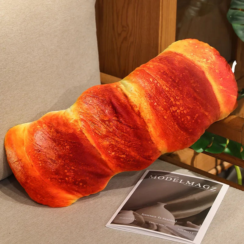 Bread Plush Toy – Baguette, Croissant, Hotdog & More