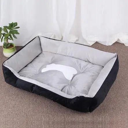 Corduroy Animal Print Pet Mat – Soft Breathable Dog & Cat Cushion | 5 Sizes