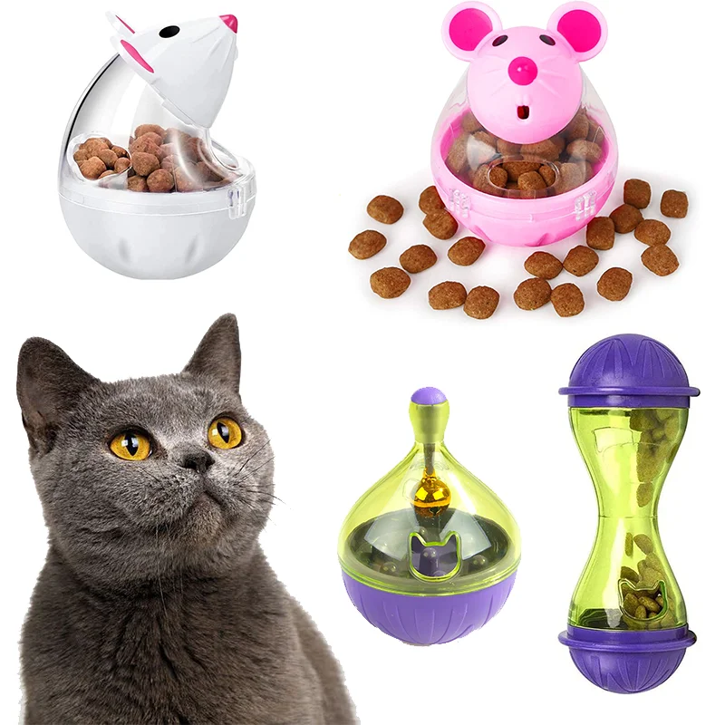 Interactive Cat/Dog Food Tumbler & Treat Dispenser Ball
