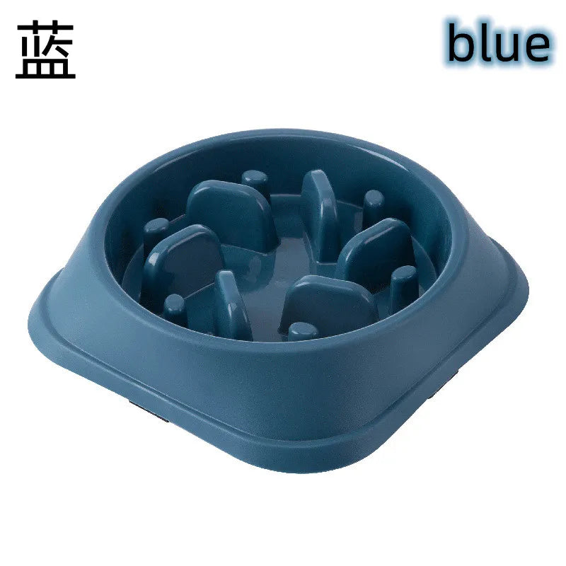 Anti-Choke Slow Feed Pet Bowl – Non-Slip Maze Design (Several Colours & Designs to Pick)