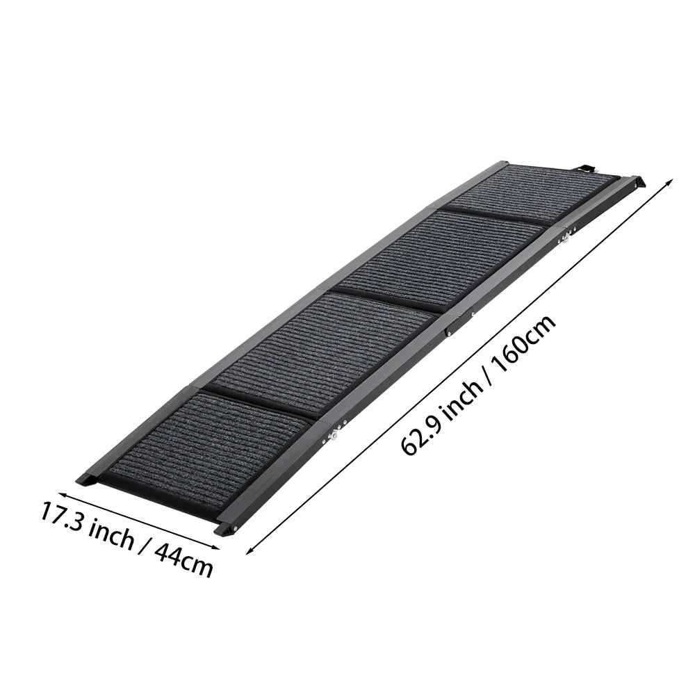 Voltsify Foldable Non-Slip Dog Car Ramp – 160x44cm (Supports All size Dogs)