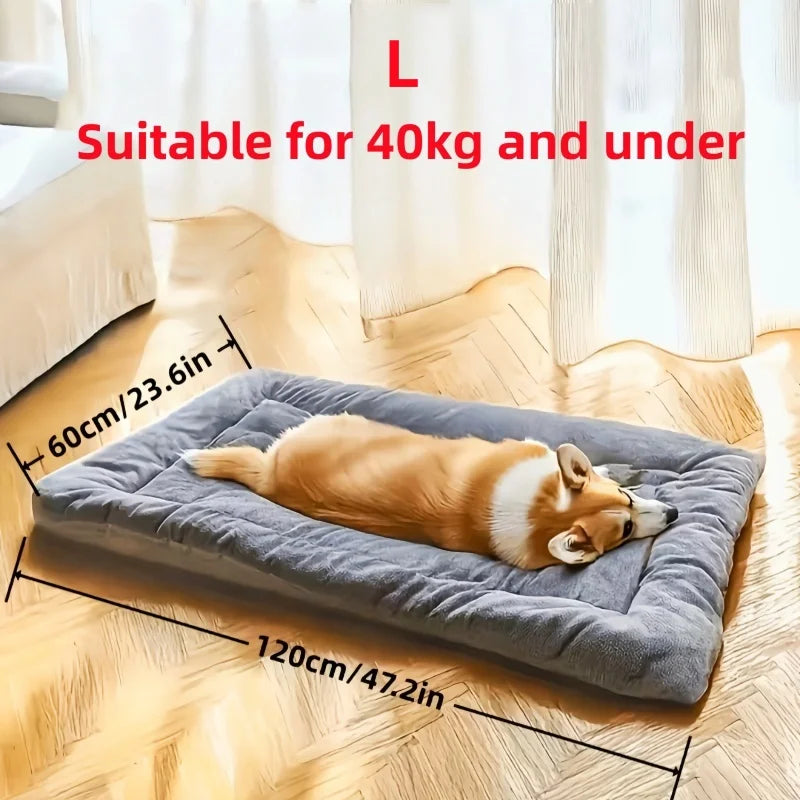 Double-Sided Cotton Dog Mat – Warm Fleece Sleeping Pad for Dogs | 90x45cm & 120x60cm