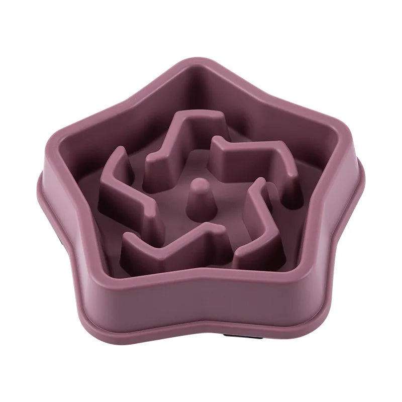 Anti-Choke Slow Feed Pet Bowl – Non-Slip Maze Design (Several Colours & Designs to Pick)