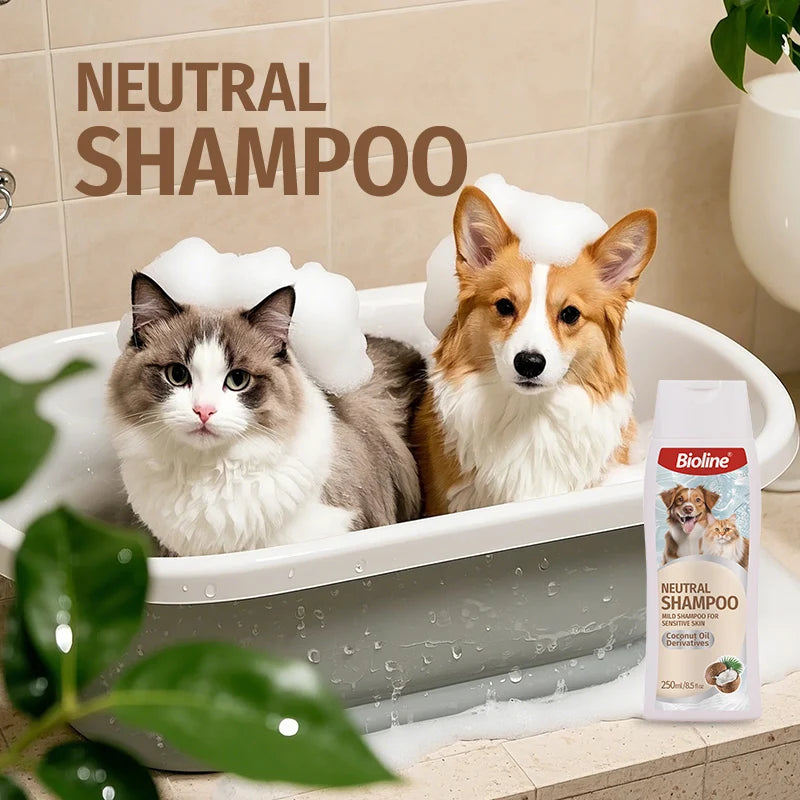 Bioline Hypoallergenic Pet Shampoo 250ml – Sensitive Skin Formula