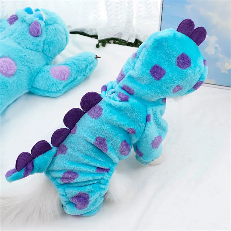 Dinosaur Plush 4-Leg Jumpsuit Pet Costume