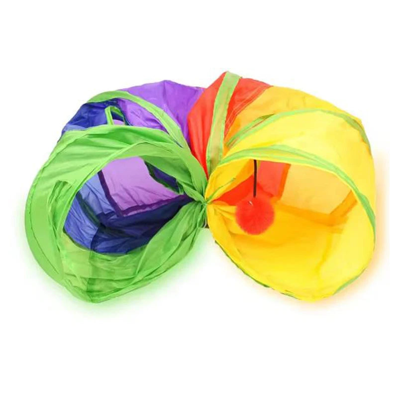 Collapsible Pet Tunnel Play Toy – Indoor & Outdoor Use (For Dogs & Cats)