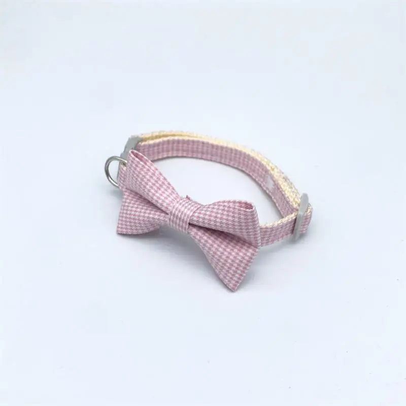 22types Pet Collars Pet Bow Bell Collars Cute Cat Collars Pet Supplies Multicolor Adjustable Pet Dressing Tool Pet Accessories