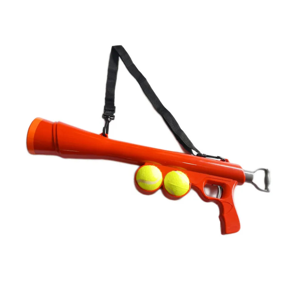 Dog Ball Launcher — Interactive Tennis Ball Shooting Toy for Outdoor Play