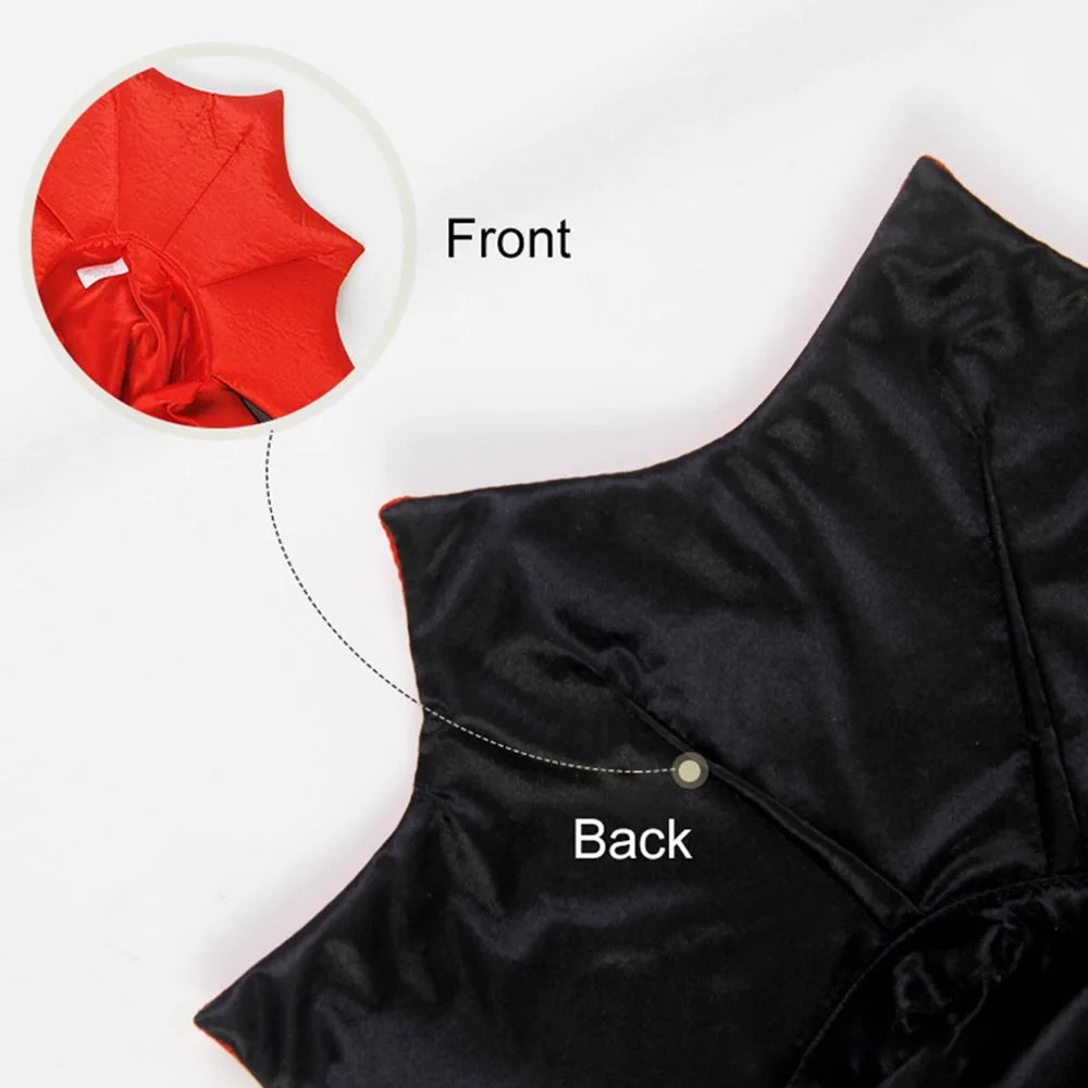 Vampire Cape Pet Costume – Spooky Cloak for Dogs & Cats