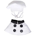 Dog Chef Hat & Scarf Costume Set – Festive Fancy Dress