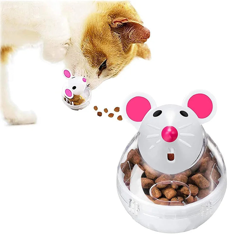 Interactive Cat/Dog Food Tumbler & Treat Dispenser Ball
