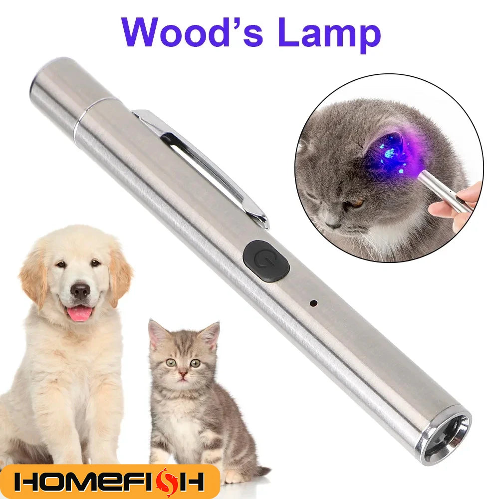 UV Pet Fungus Detection Lamp – Waterproof Veterinary Wood Lamp