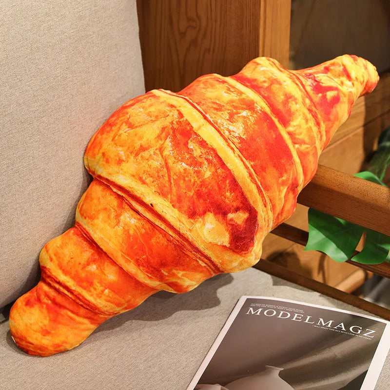 Bread Plush Toy – Baguette, Croissant, Hotdog & More