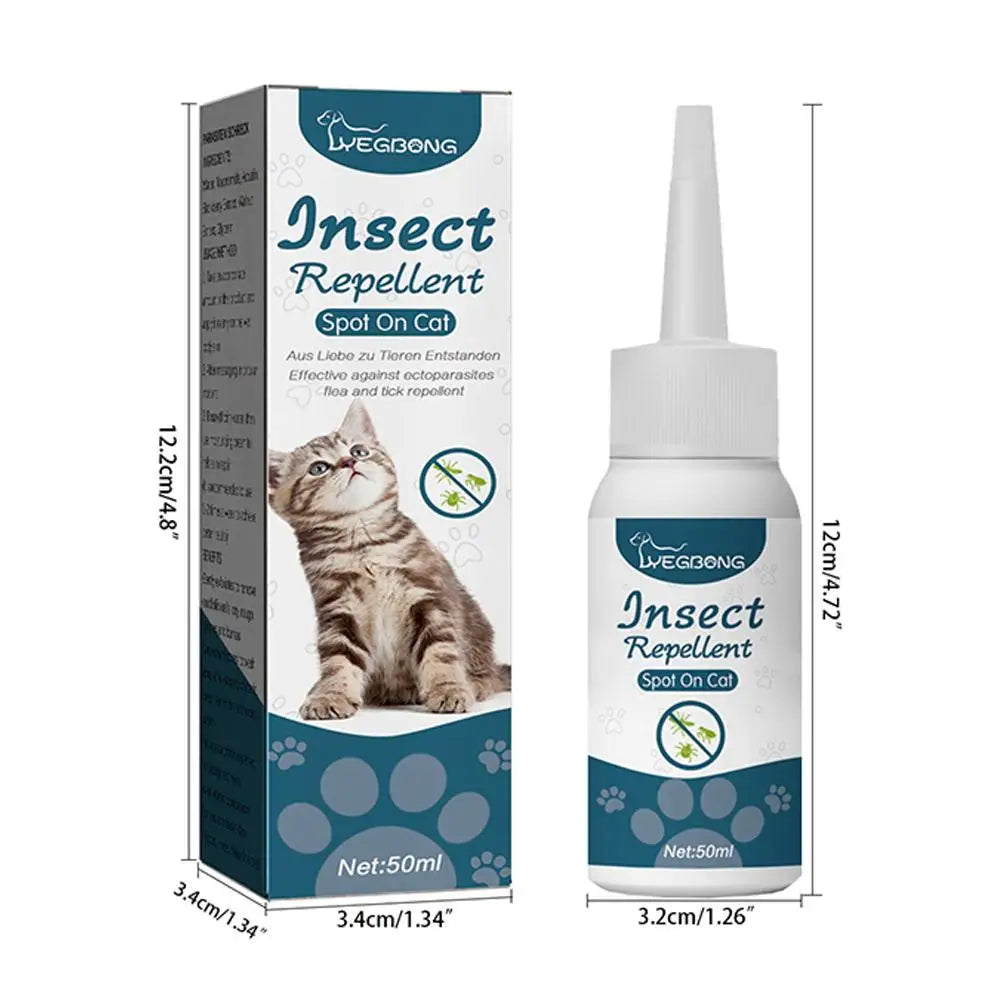 Pet Flea, Tick & Mite Treatment Drops 50ml