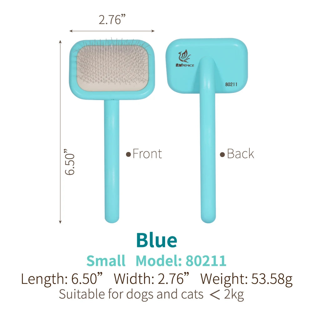 Fenice - Wooden Handle Pet Grooming Needle Comb (Voted No.1 Pet Brush Globally)