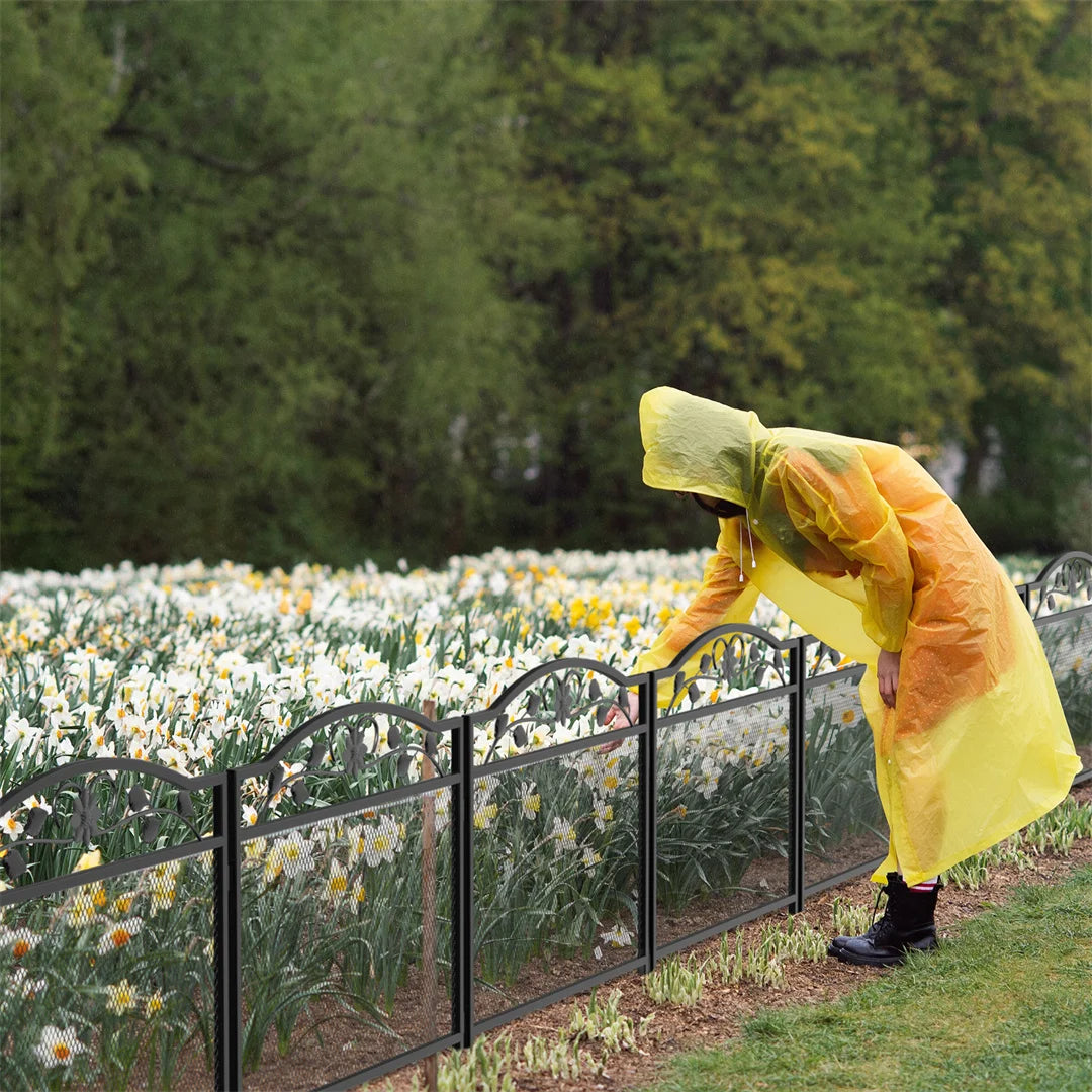 5-Panel Black Metal Pet Playpen & Garden Fence (Pet Containment) UKLocal