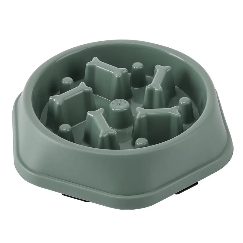 Anti-Choke Slow Feed Pet Bowl – Non-Slip Maze Design (Several Colours & Designs to Pick)