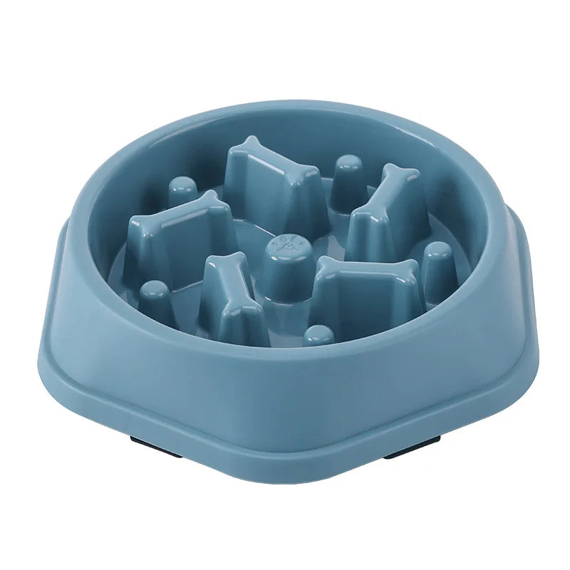 Anti-Choke Slow Feed Pet Bowl – Non-Slip Maze Design (Several Colours & Designs to Pick)