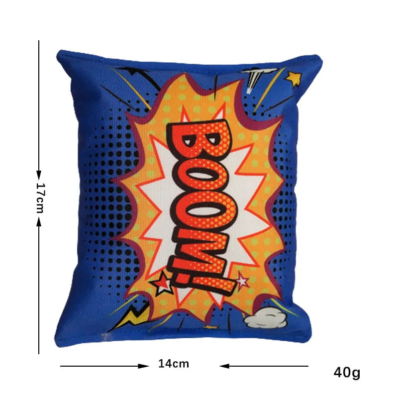 Crisp-Shaped Squeaky Dog Chew Toy – Interactive Teeth Cleaner