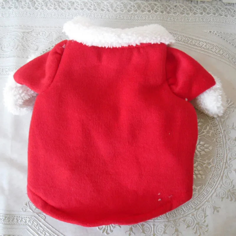 Santa Claus Pet Costume – Festive Dress Up for Cats & Dogs