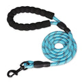 Reflective Nylon Dog Lead – Padded Handle, Heavy Duty Double Rope | 1.5m, 2m & 3m