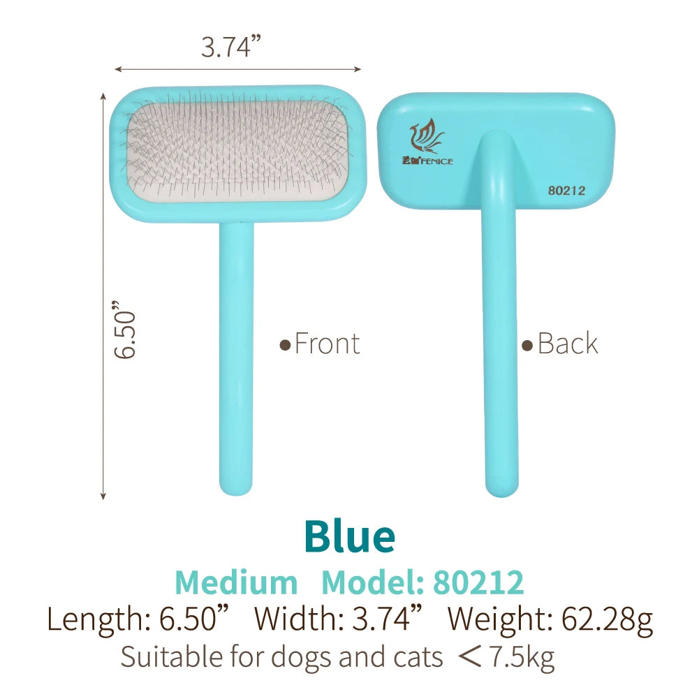 Fenice - Wooden Handle Pet Grooming Needle Comb (Voted No.1 Pet Brush Globally)