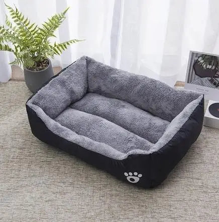 Corduroy Animal Print Pet Mat – Soft Breathable Dog & Cat Cushion | 5 Sizes