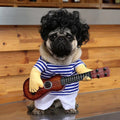 Guitar Player Dog Costume – Funny Cosplay Outfit for Dogs