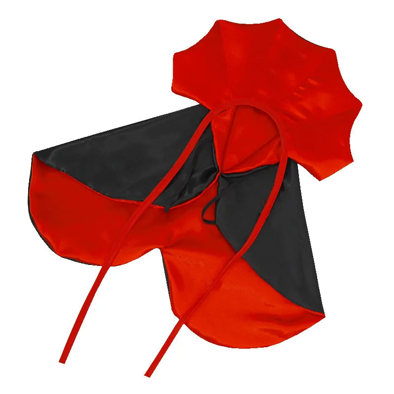 Vampire Cape Pet Costume – Spooky Cloak for Dogs & Cats