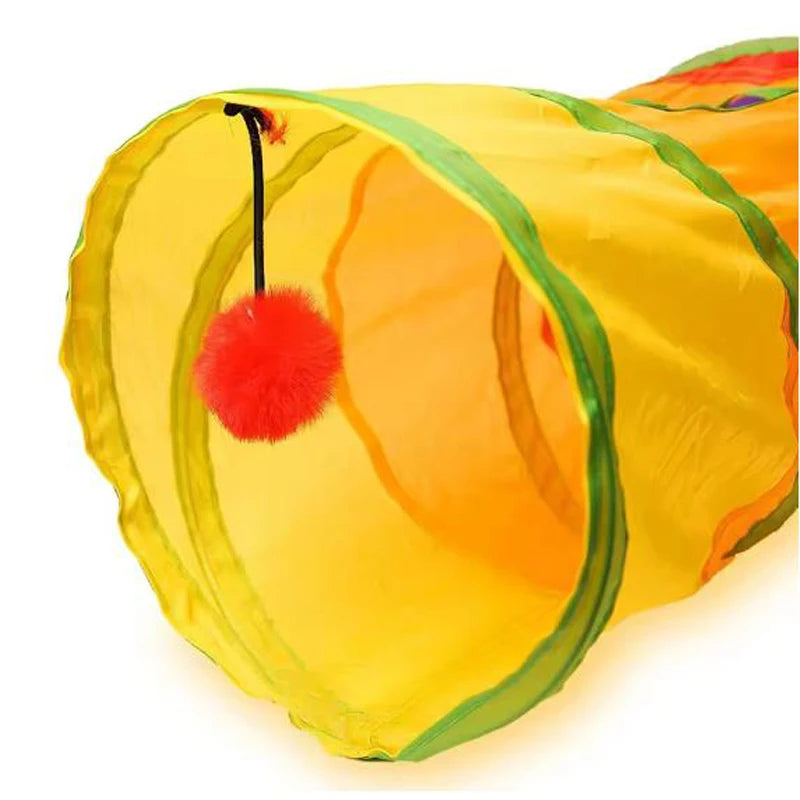 Collapsible Pet Tunnel Play Toy – Indoor & Outdoor Use (For Dogs & Cats)