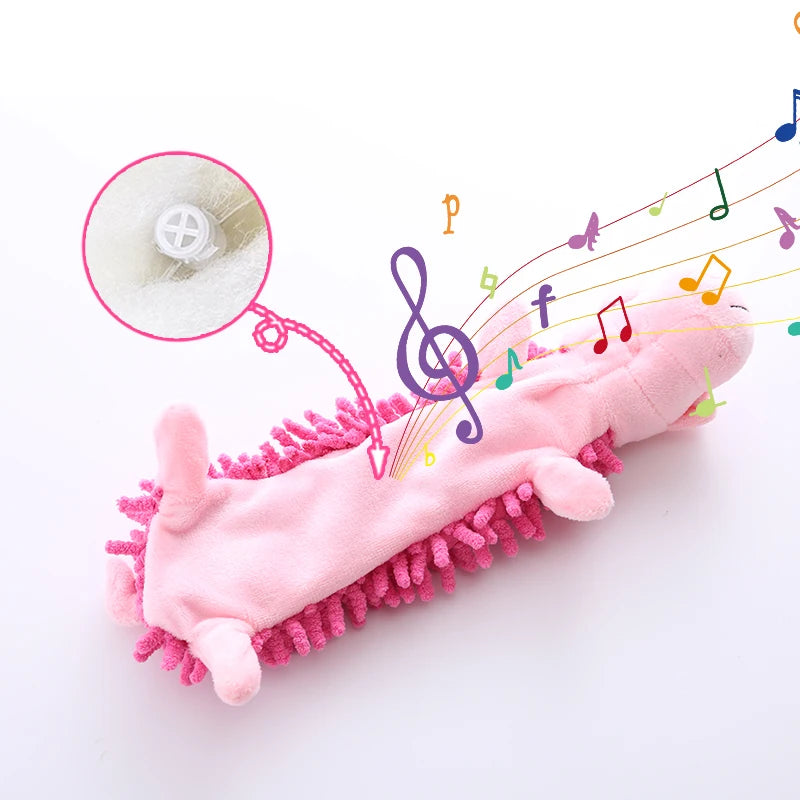 Squeaky Plush Frog & Hippo Dog Toy – Teeth Grinding Chew Toy