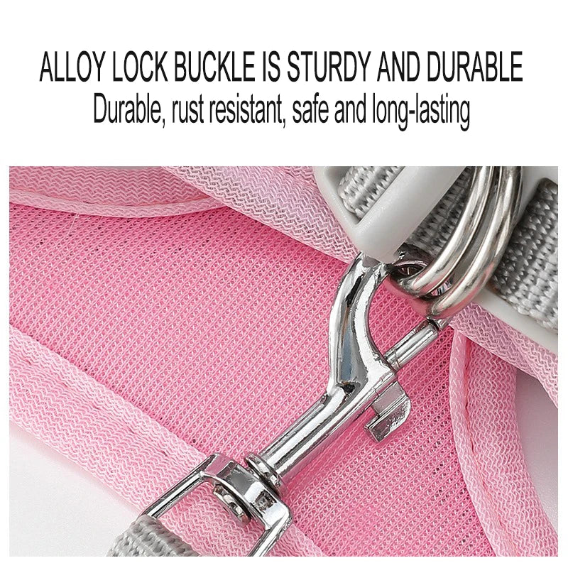 BellyRub Reflective Dog Harness – Adjustable Buckle Halter for Puppies & Small Dogs | XXS–L