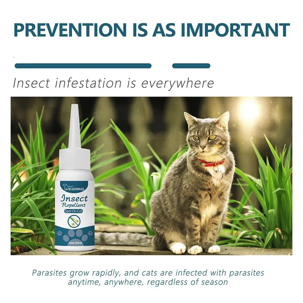 Pet Flea, Tick & Mite Treatment Drops 50ml