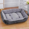 Corduroy Animal Print Pet Mat – Soft Breathable Dog & Cat Cushion | 5 Sizes