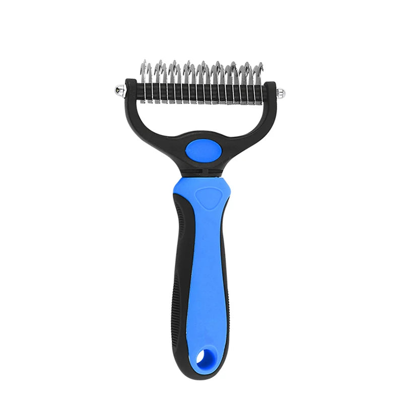 Professional Pet Deshedding Brush & Knot Cutter