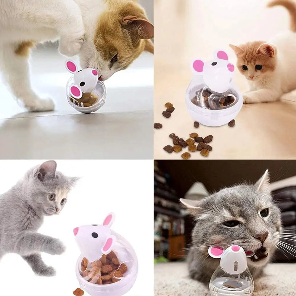 Interactive Cat/Dog Food Tumbler & Treat Dispenser Ball