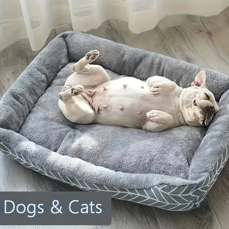 Ultra Soft Plush Round Dog Bed – Thick Cushioned Lounge for Dogs & Cats | M–XXL