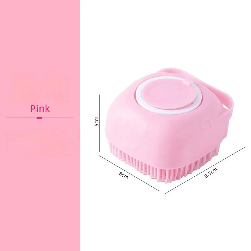 Silicone Pet Shampoo Brush & Massage Comb