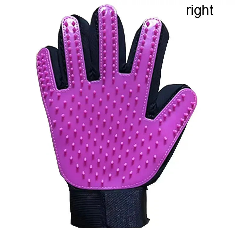 Pet Grooming & Deshedding Massage Glove