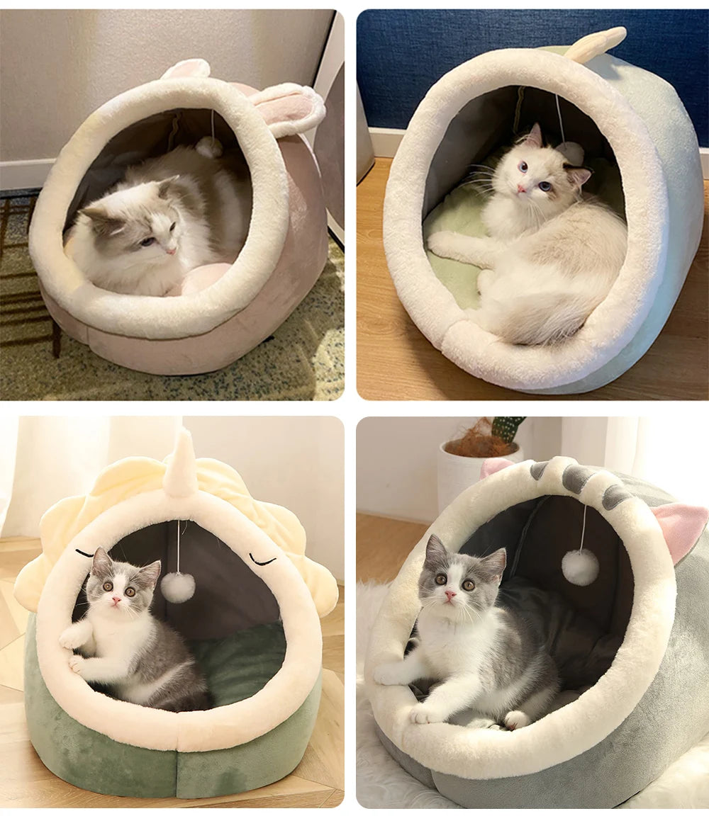 BellRub Kitty Cave – Washable Cave Bed